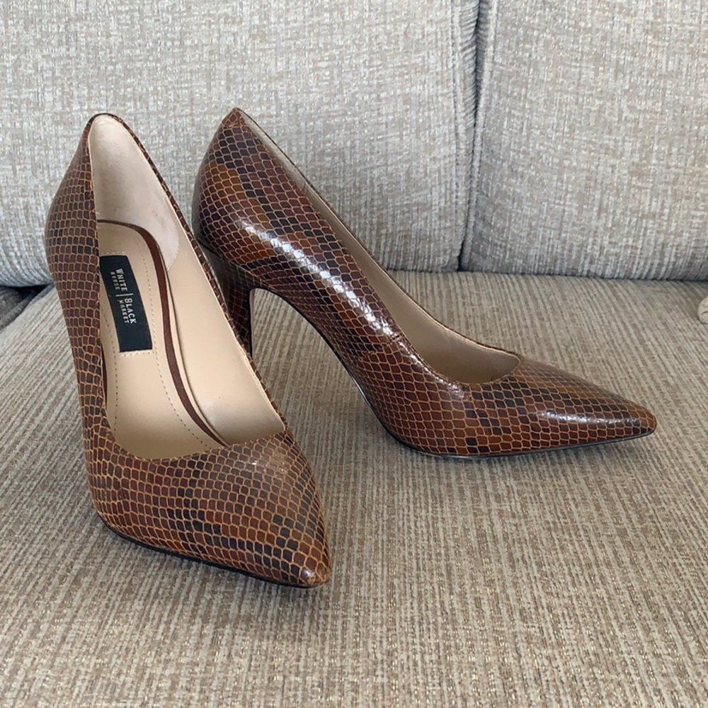 White House black market brown heels